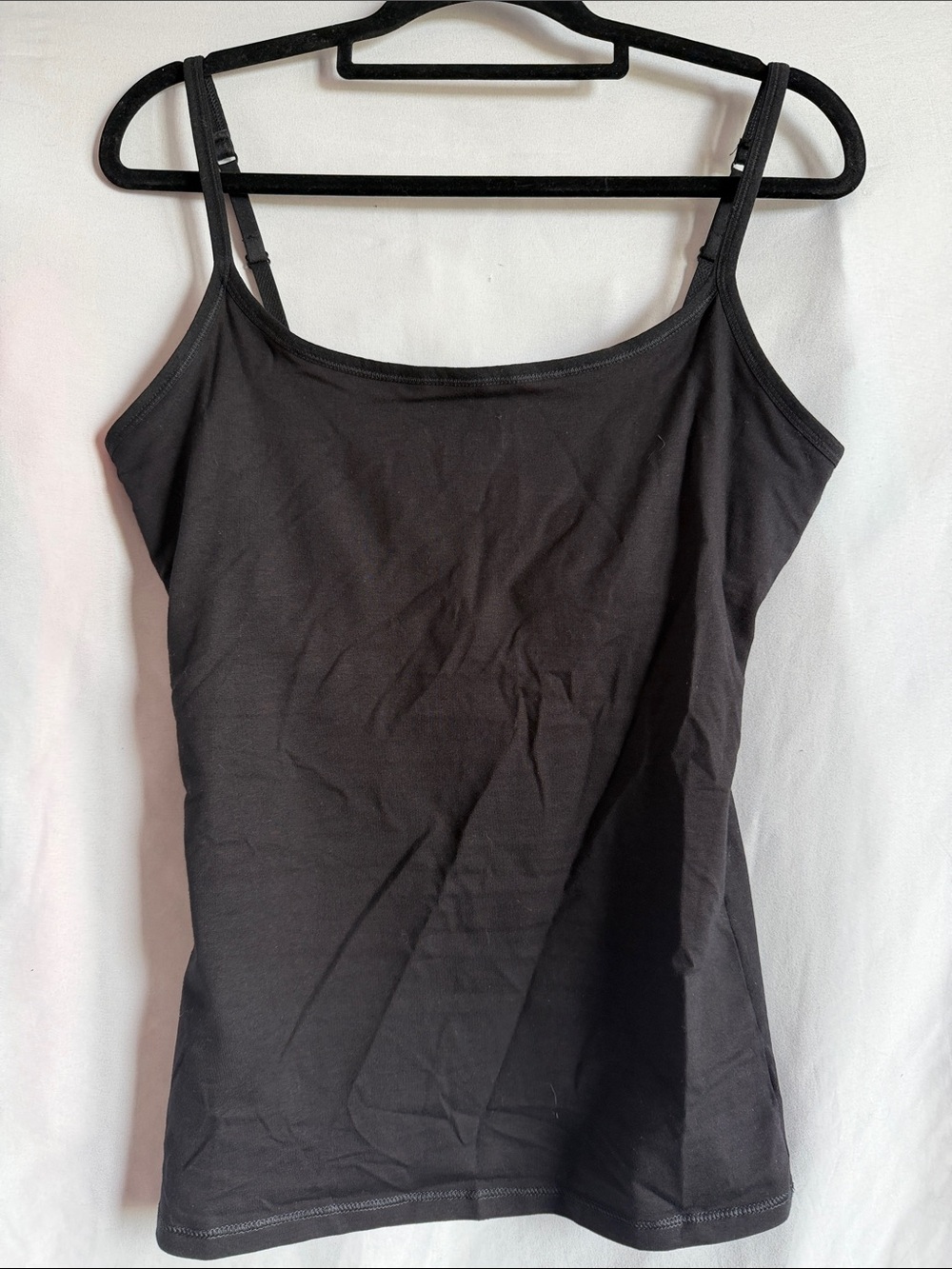 Pact Black Adjustable-Strap Camisole
